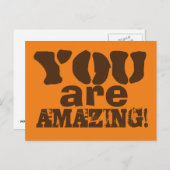 Je bent een geweldig Inspirerend Briefkaart (Voorkant / Achterkant)