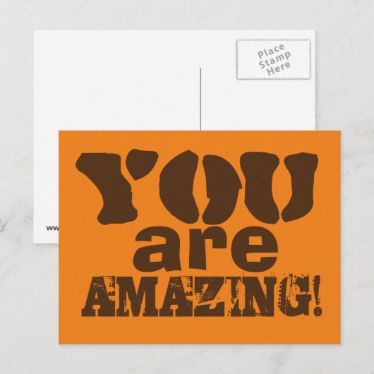 Je bent een geweldig Inspirerend Briefkaart (Voorkant / Achterkant)