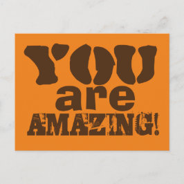 Je bent een geweldig Inspirerend Briefkaart