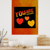 Je bent een geweldig Poster (Keuken)