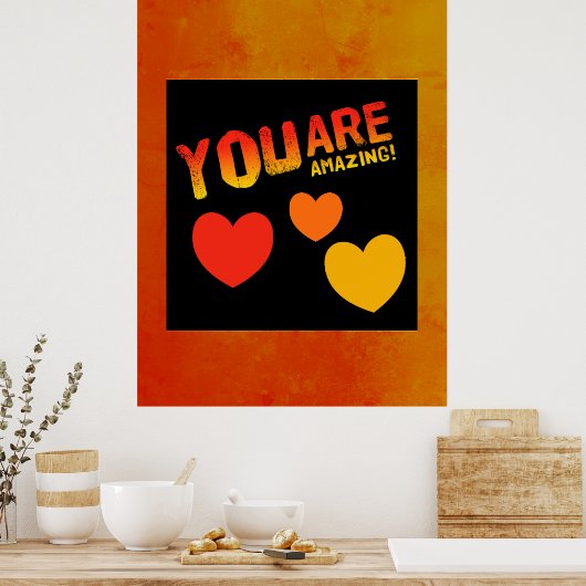 Je bent een geweldig Poster (Keuken)