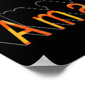 Je bent een geweldig vierkant poster (Hoek)