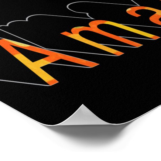 Je bent een geweldig vierkant poster (Hoek)