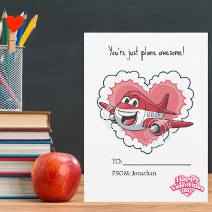 Je bent een geweldig vliegtuigkinderen Valentijnsd Feestdagenkaart