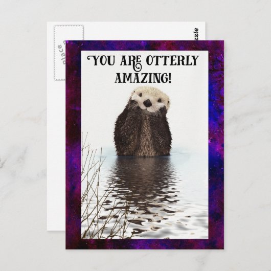 Je bent een geweldig wonderbaarlijk stuitje met Sw Briefkaart (Voorkant / Achterkant)