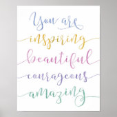 Je bent een geweldige Art Print (Voorkant)