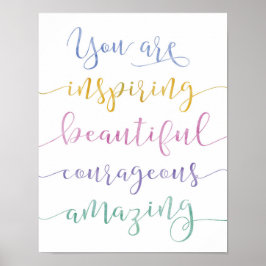 Je bent een geweldige Art Print