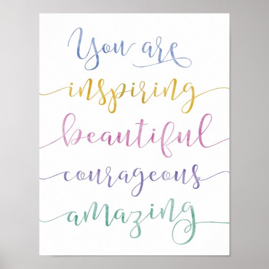 Je bent een geweldige Art Print (Voorkant)