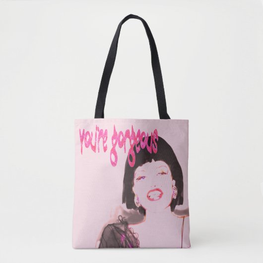 Je bent een geweldige Canvas tas van kunstenaar (Voorkant)