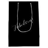 "Je bent een geweldige DIVA Gift Bag" Medium Cadeauzakje (Achterkant)