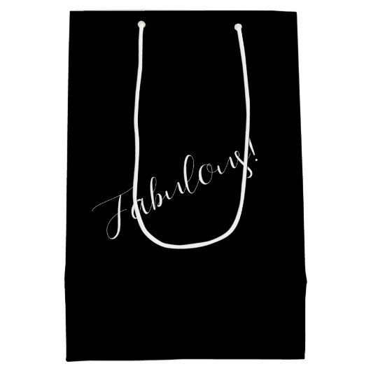 "Je bent een geweldige DIVA Gift Bag" Medium Cadeauzakje (Achterkant)