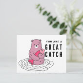 Je bent een geweldige grappige liefdesverjaardagsk briefkaart (Staand voorkant)