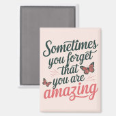 Je bent een geweldige herinnering - Inspirerend qu Magneet (Voorkant / Achterkant)