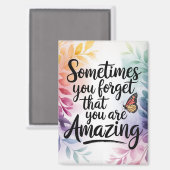 Je bent een geweldige herinnering - Inspirerend qu Magneet (Voorkant / Achterkant)