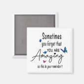 Je bent een geweldige herinnering - Inspirerend qu Magneet (Voorkant / Achterkant)