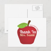 Je bent een geweldige leraar! Leerlinger Briefkaart (Voorkant / Achterkant)