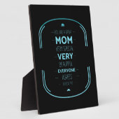 Je bent een geweldige moeder, heel bijzonder mooi fotoplaat (Zijkant)