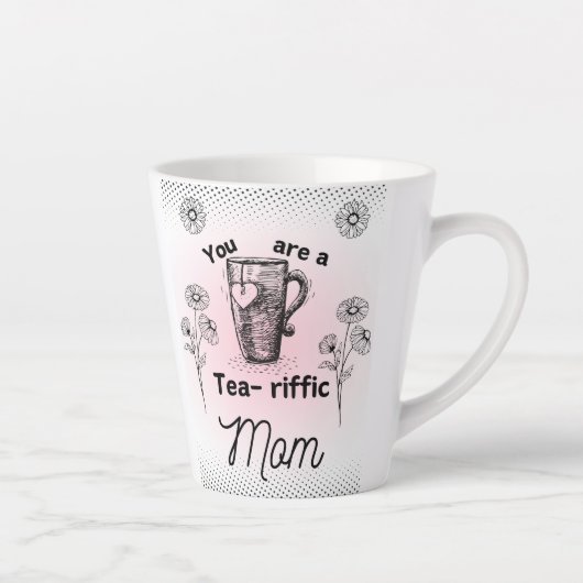 Je bent een geweldige moeder latte mok (Rechts)