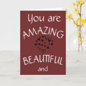 JE BENT EEN GEWELDIGE VRIEND *** GELUKKIGE VERJAAR KAART (Gele Bloem)