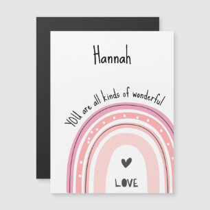 Je bent een geweldige Waterverf Pink Rainbow