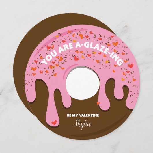 Je bent een glanzend save the date (Voorkant / Achterkant)