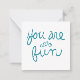 Je bent een goede Valentijn Notitiekaartje