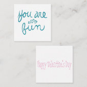 Je bent een goede Valentijn Notitiekaartje (Voorkant / Achterkant)