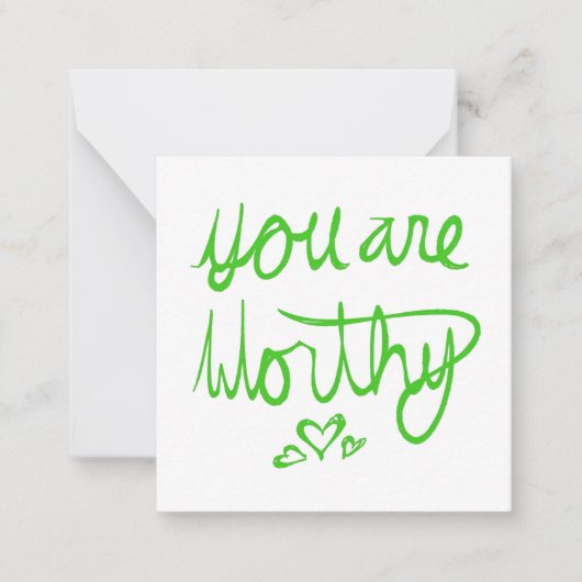 Je bent een goede Valentijn Notitiekaartje (Voorkant)