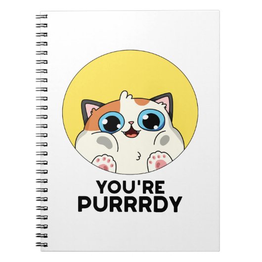 Je Bent Een Grappige Kattengrap  Notitieboek (Voorkant)
