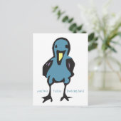 Je bent een grappige vogel briefkaart (Staand voorkant)