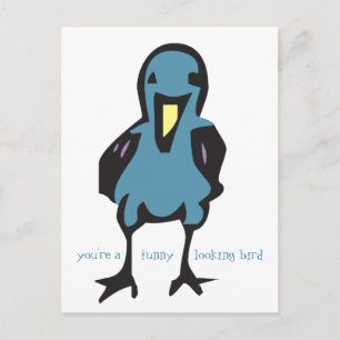 Je bent een grappige vogel briefkaart