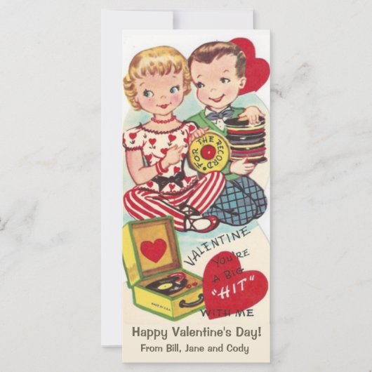 Je bent een grote hit met me Custom  Valentijn (Voorkant)