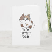 Je bent een heel Bijzonder Cute Kitty Wenskaart Kaart (Voorkant)