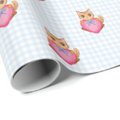 Je bent een heel speciale Gingham Kitty Cat Cadeaupapier (Rol Hoek)