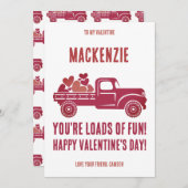 Je bent een hele leuke klas Valentijnsdag Feestdagenkaart (Voorkant / Achterkant)