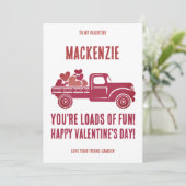 Je bent een hele leuke klas Valentijnsdag Feestdagenkaart (Staand voorkant)