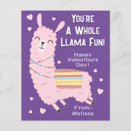 Je bent een hele Llama Fun Classroom Valentijnsdag