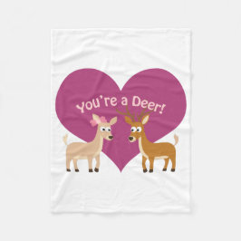 Je bent een hert! fleece deken