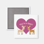 Je bent een hert! magneet (Voorkant / Achterkant)