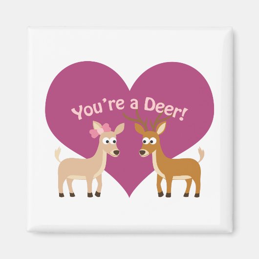 Je bent een hert! magneet (Voorkant)