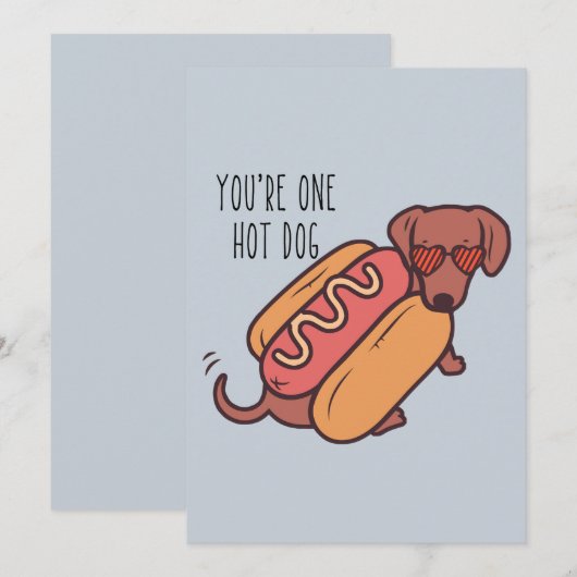 JE BENT ÉÉN HETE WORST FEESTDAGENKAART (Voorkant / Achterkant)