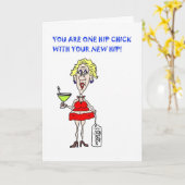 JE BENT EEN HEUPCHICK HEUPVERVANGENDE KAART (Gele Bloem)