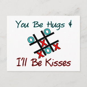 Je bent een hoer, ik ben een Kisses. Briefkaart