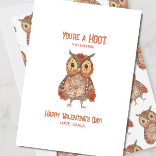 Je bent een Hoot Owl Valentijnsdag Feestdagenkaart