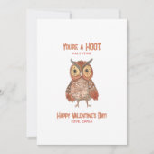 Je bent een Hoot Owl Valentijnsdag Feestdagenkaart (Voorkant)