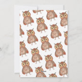 Je bent een Hoot Owl Valentijnsdag Feestdagenkaart (Achterkant)