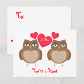 Je bent een Hoot Owls Briefkaart (Voorkant / Achterkant)