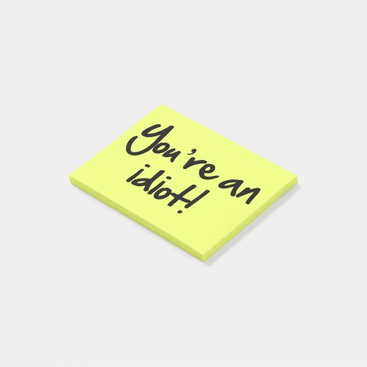 Je bent een Idiot Post-its® Post-it® Notes (Schuin)