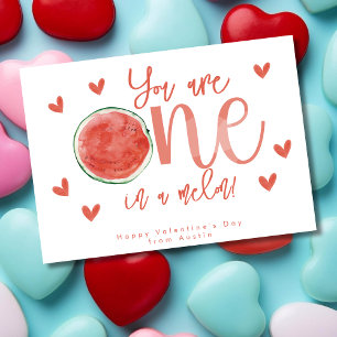 Je bent een in een meloen grappige Valentijnsdag Feestdagenkaart