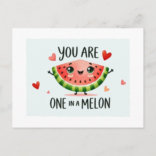 Je bent één in een meloen Kaart (Voorkant)
